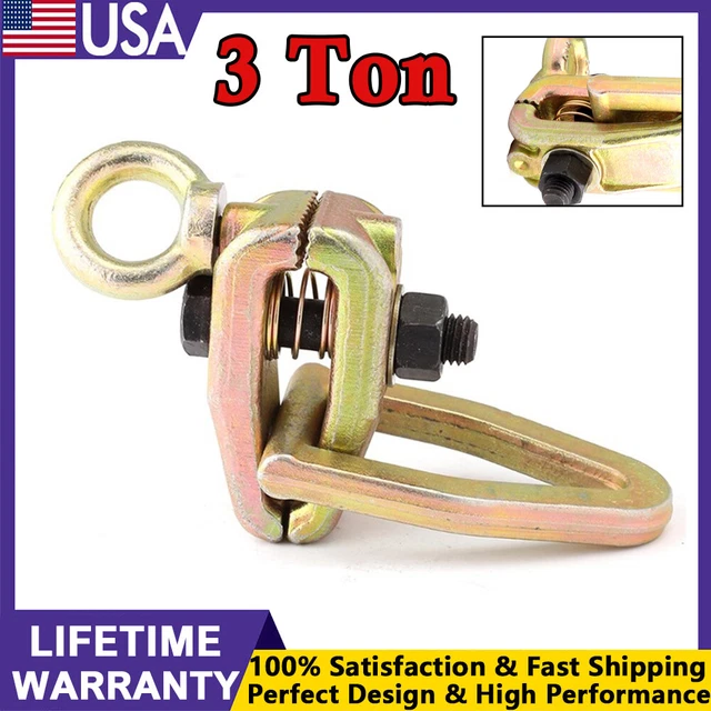 2 Way 3 Ton Self-Tightening Mini Pull Clamp Body Repair Dent Puller Frame Back
