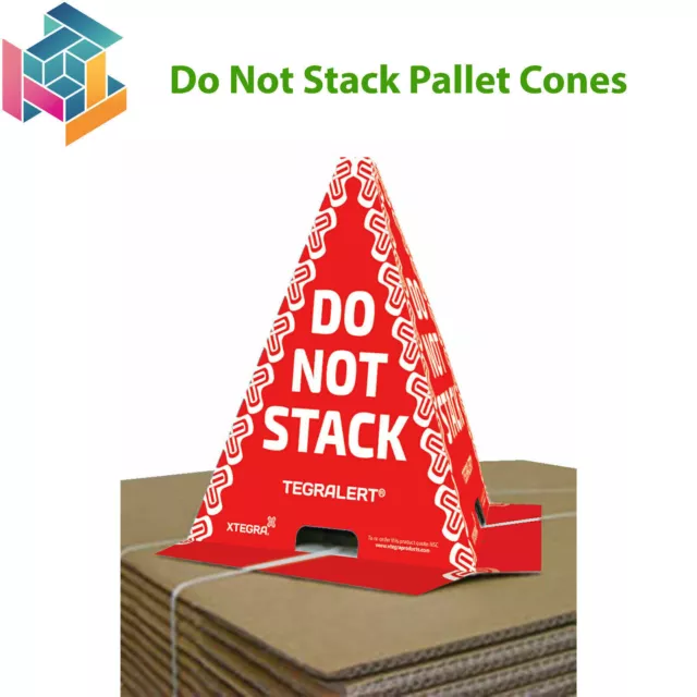 Do Not Stack Pallet Cones Warning Triangles NSC - Bulk Discounts Multi List