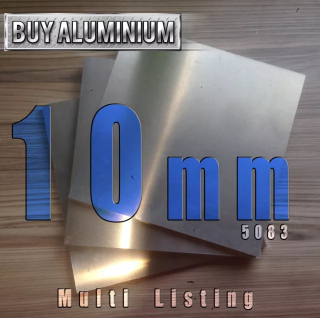 Plaque d'aluminium - épaisseur 10mm - Taille 200x250mm