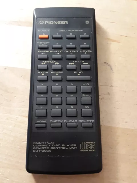 Original Pioneer  CU-PD028 Fernbedienung Remote Control/geprüft.          #294