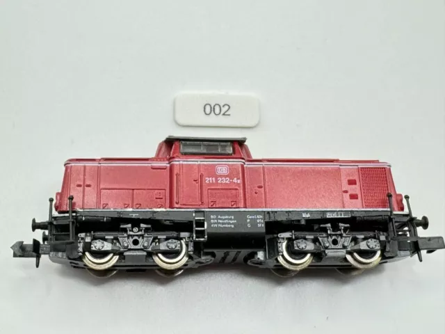 Arnold 0201(2010) Diesellok BR 211 232-4 DB altrote Farbgebung Spur N in OVP #02