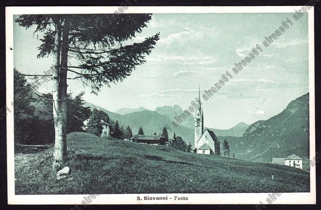 TRENTO VIGO DI FASSA 40 Frazione SAN GIOVANNI Cartolina