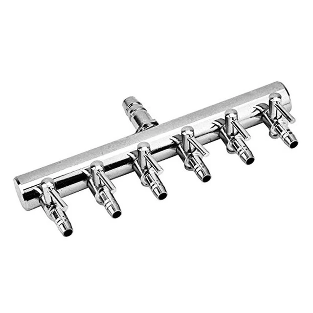 Aquarium Luft FließEn Verteiler Fisch Aquarium Luft Regel Ventil Sauerstoff C4B2