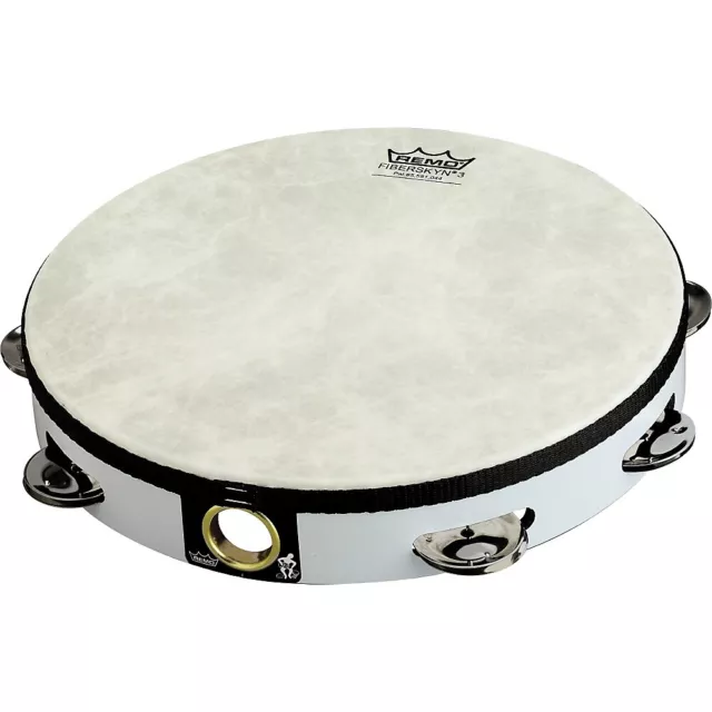 Remo Fixed Head Tambourines White 8"