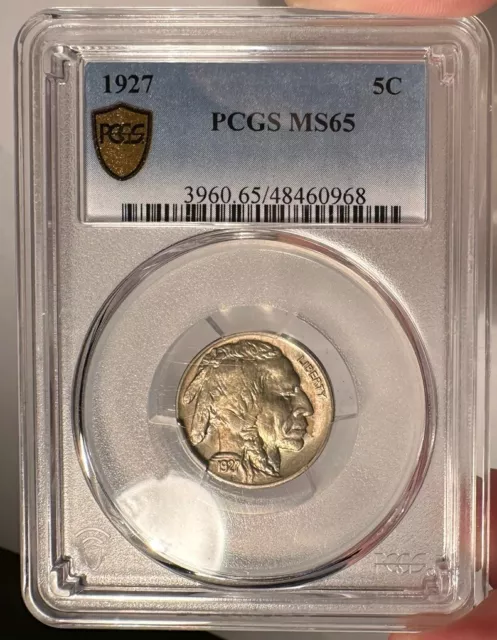 1927 5c PCGS MS 65 Buffalo Nickel