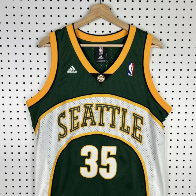 Adidas NBA Seattle Super Sonics Kevin Durant Swingman Jersey Mens Sz XXL 2XL