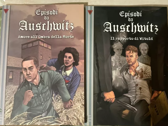 Auschwitz 2 fumetti italiano Seconda guerra mondiale comics originali colore art