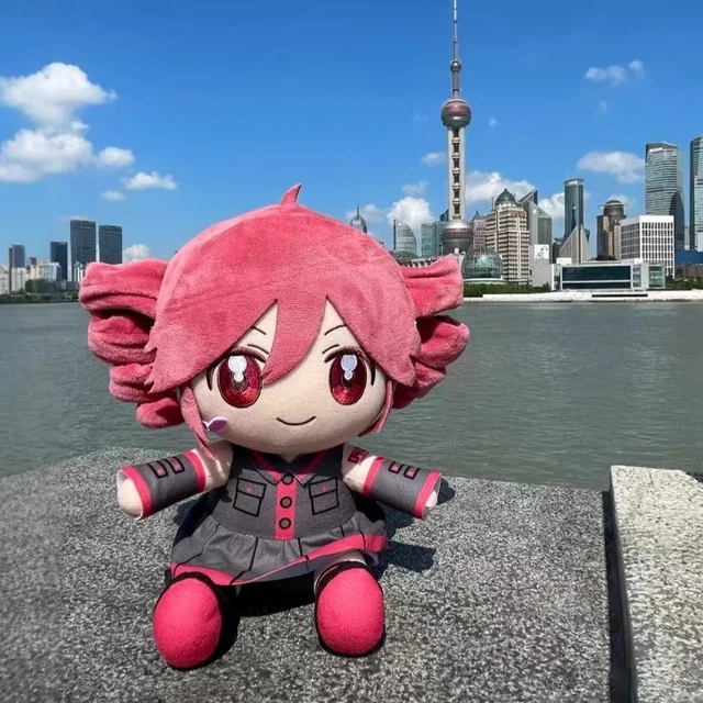 KASANE TETO PLUSH Nuipurike Osuwari Teto Fumo Plush Mascot Toy Japan kasane-teto-plush-nuipurike-osuwari-teto-fumo-plush-mascot-toy-japan
