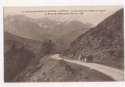 France, Bagneres de Bigorre a Luchon, La Descente du Col d'Aspin Postcard, B271