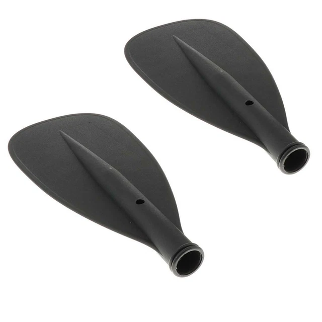 Ensemble de 2 lames de feuille de pagaie de kayak solides accessoires de kayak
