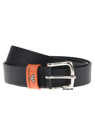 ARMANI Ceinture Cuir Italy Emporio Armani Homme Y4S198 1DD4G Noir 84372 