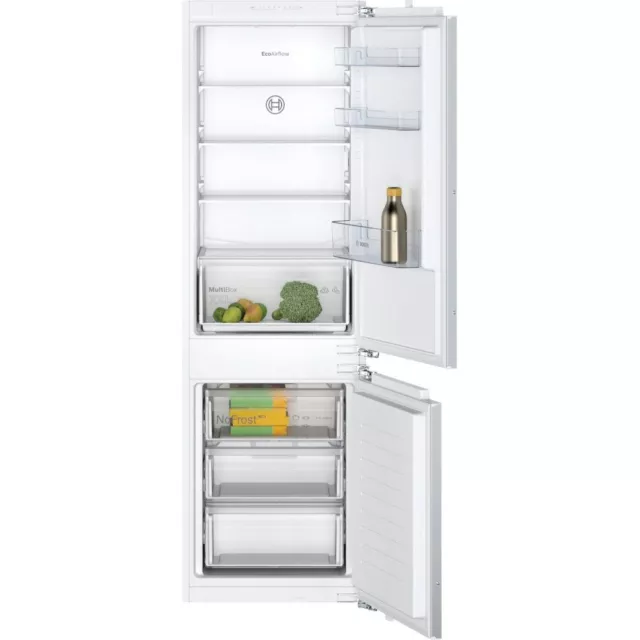 Bosch Series 2 KIN86NFF0G Integrated 60/40 Frost Free Fridge Freezer with Fixed