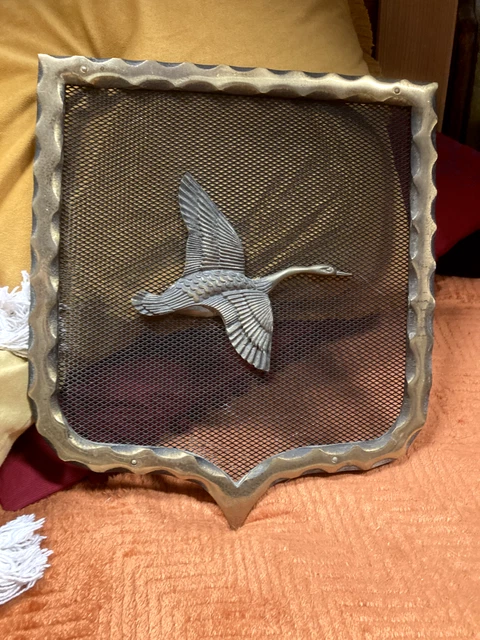 Broche Oiseau Cygne Vintage Cristal - Signée P&M Paris - 4,7 Cm - Style Art Déco - Neuf Sans Emballage
