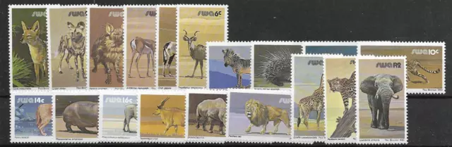 South West Africa @ 1980  African Wildlife Definitive set-  Nice Priced @Afr.411