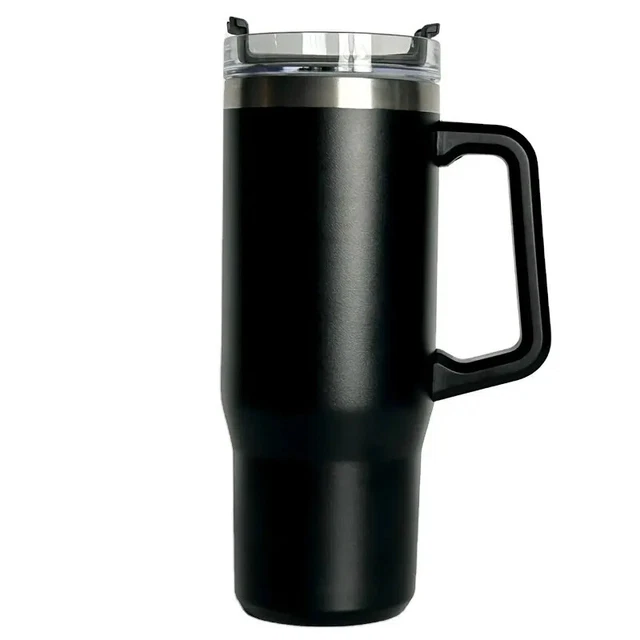 40oz Tumbler Travel Cup Straw Insulated Stainless Steel Water Bottle Tumbler