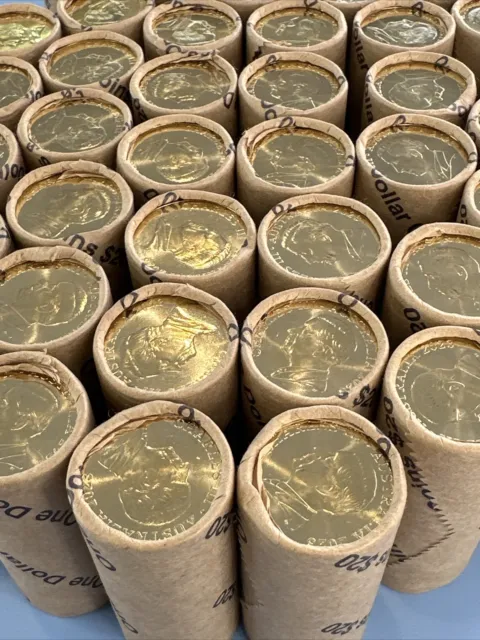 2023 UNC $1 One Dollar 20 Coin Roll King Charles III Uncirculated Mob Of Roos HT