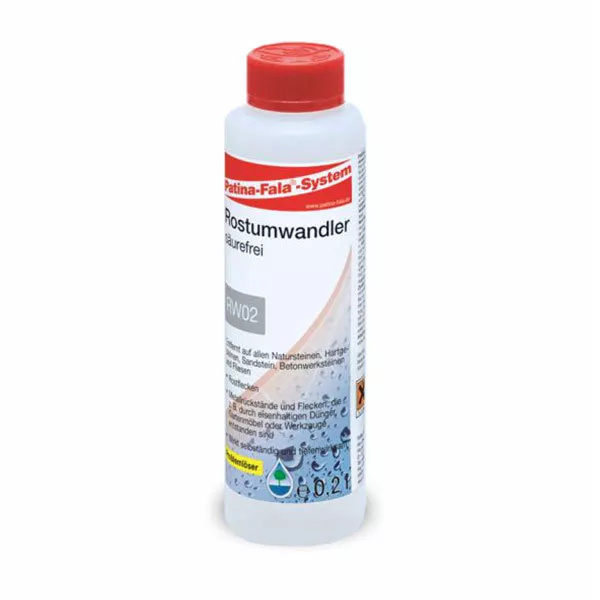 Patina Fala RU02 Convertisseur de Rouille sans Acide 200 ML Loin Taches Engrais