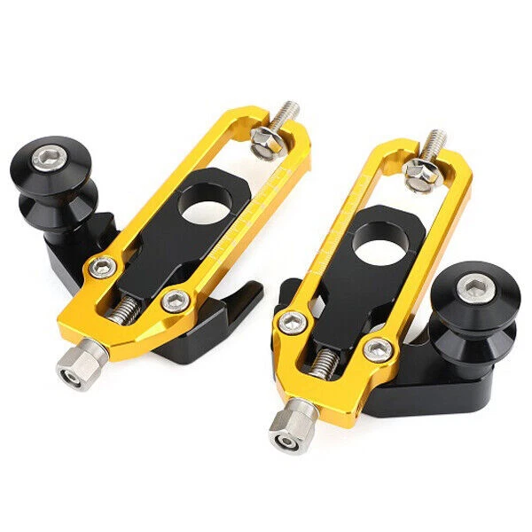 NICECNC Rear Chain Adjusters For Honda XR650L 1993-2025 – CNC Anodized Red Aluminum