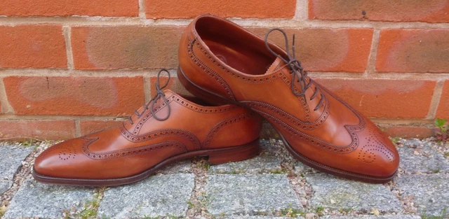 CROCKETT & JONES Clifford Hand-Grade Tan Five-Eye Wingtip  display picture 2