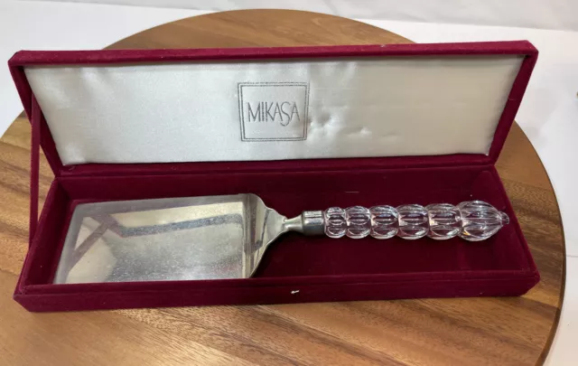 Mikasa Wedding Cake Server in Velvet Box