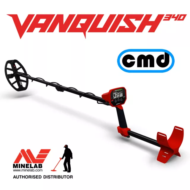 Minelab Vanquish 340 Multi Frequency Metal Detector