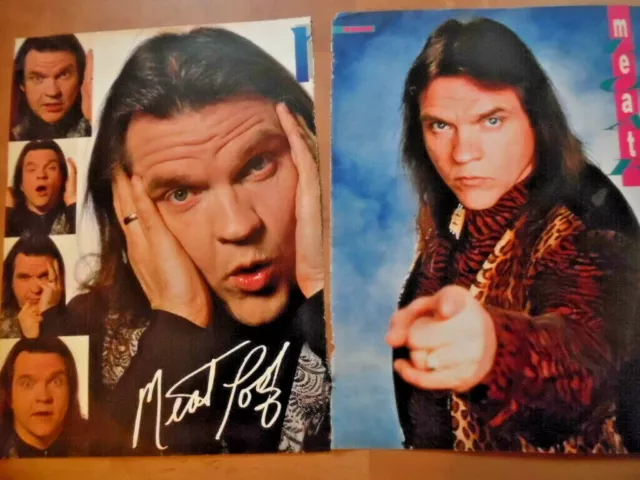 2x MEAT LOAF --- Bravo-A4 28 x 21 cm Clipping B 282