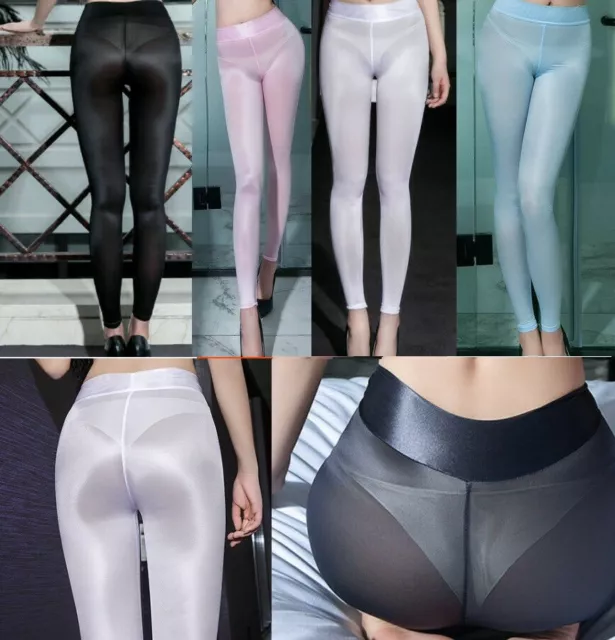 LADY SEXY SEE Through Leggings Skilly Skinny Trousers Clubwear Sexy Zipper  Pants £6.99 - PicClick UK