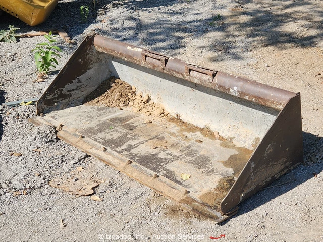 72" GP Universal Heavy Duty Skid Steer Loader Bucket Attachment bidadoo
