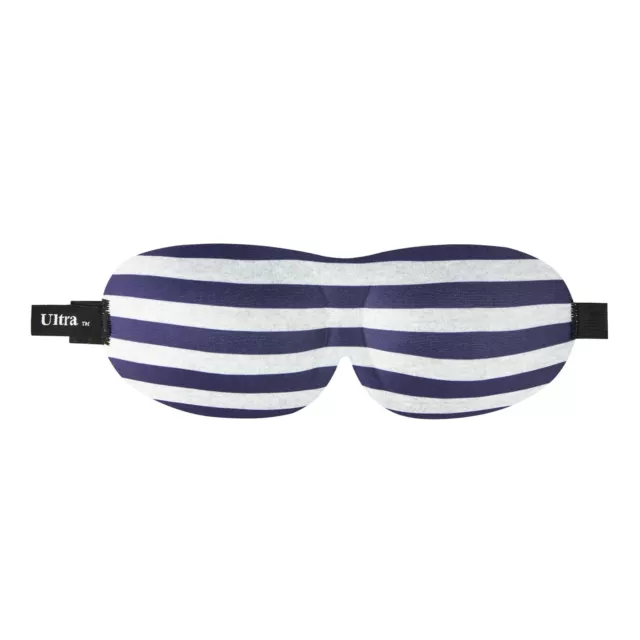 Striped 3D Travel Soft Contoured Eye Sleep Mask Sleeping Blackout Padded Cover