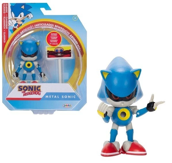Sonic – Figurine Mecha Sonic 10cm + Piège à Pointes – JAKKS Pacific – Neuve 2024