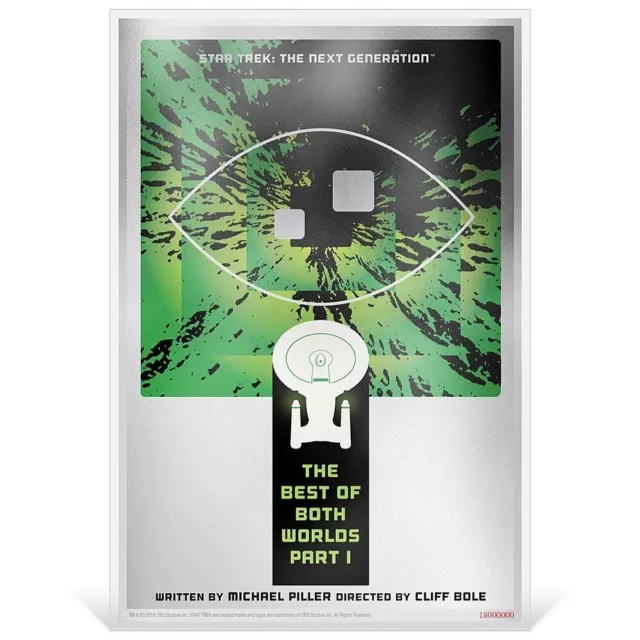 STAR TREK NEXT GENERATION – THE BEST OF BOTH WORLDS: 2018 Juan Ortiz 5g silver STAR TREK NEXT GENERATION – THE BEST OF BOTH WORLDS: 2018 Juan Ortiz 5g silver
