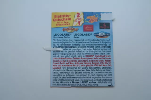 2 für 1 Gutschein Coupon Heide Park Legoland Gardaland Dungeons BigCity bis12/23