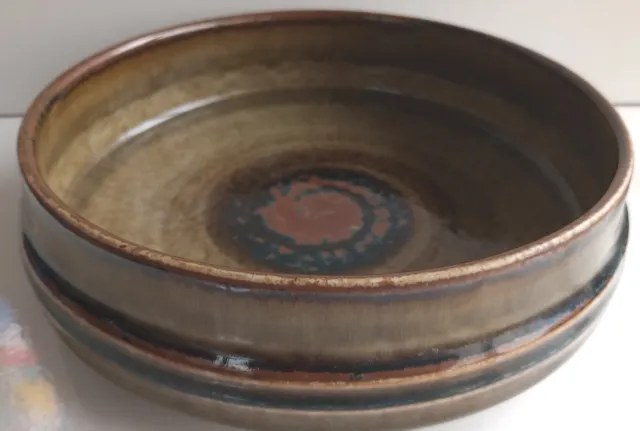 Bowl Ceramic Carl Harry Stalhane Rare 50s Vtg Studio Pottery Sweden Scandi MCM