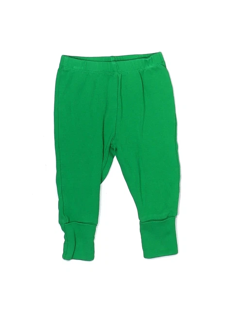Primary Clothing Boys Green Sweatpants 0-3 Months