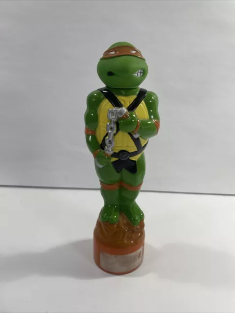 Teenage Mutant Ninja Turtles TMNT Vintage Bubble Bath Empty Bottle Michelangelo