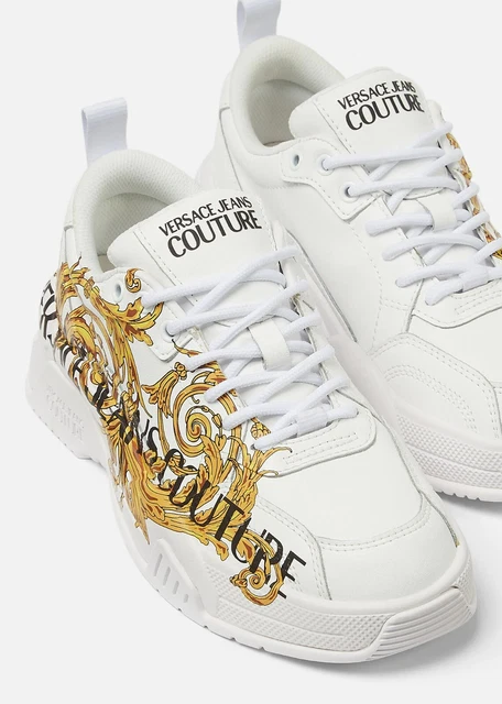 SNEAKERS BAROCCHE VERSACE Jeans Couture bianche Stargaze taglia
