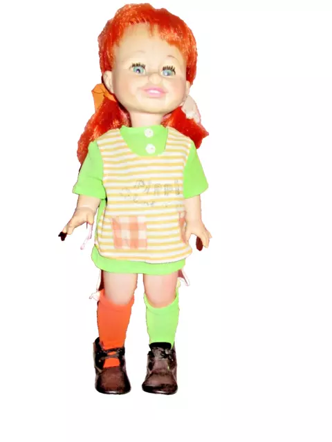 poupee  Pippi Calzaslargas TOYSE fifi brindacier  rousse  34 cm