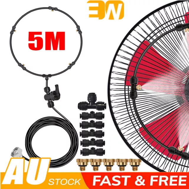 Outdoor Misting Fan Kit For Water Misting Cooling System Mister Fan Garden Spray