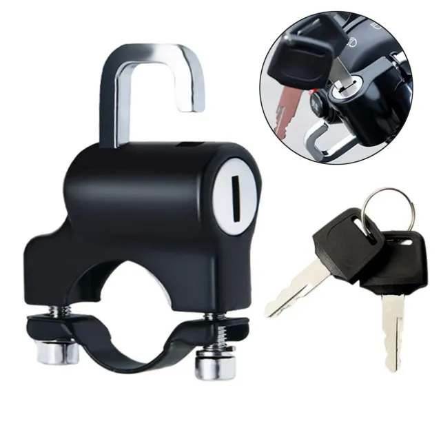 Motorcycle Helmet Lock Anti-Theft Bicycle Security Locks For 22-24mm Handlebar