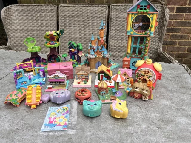 Job Lot Bundle Vintage Bluebird Polly Pocket Play Sets