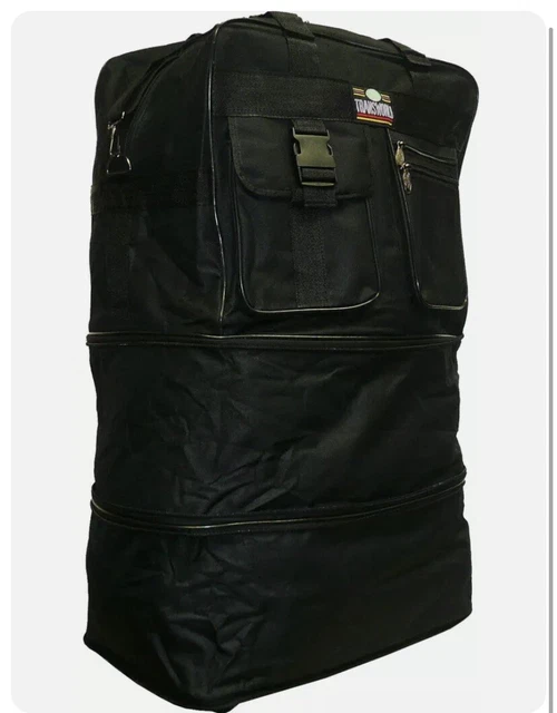 40" Expandable Rolling Duffel Bag Wheeled Spinner Suitcase Luggage - Heavy Duty