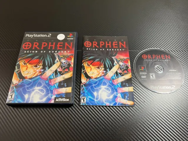 Orphen: Scion of Sorcery (Sony PlayStation 2, 2000) PS2 Complete CIB  Reg Card