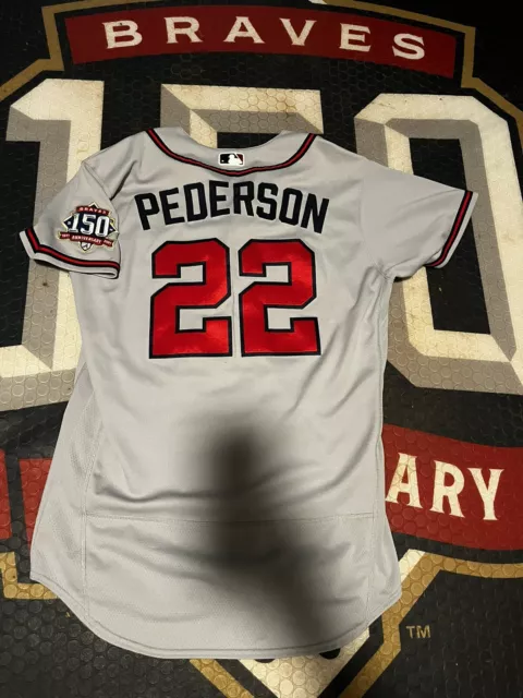 Joc Pederson Signed Atlanta Braves Jersey '21 WS Champs' PSA AL74483