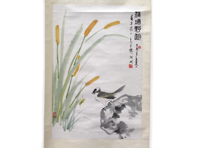 Chinese Color Ink General Guan Portrait Scroll Painting Wall Art ws3041S Chinese Color Ink General Guan Portrait Scroll Painting Wall Art ws3041S