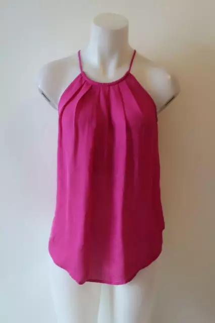 Womens Joie Magenta Pink Tank Top Sz S*