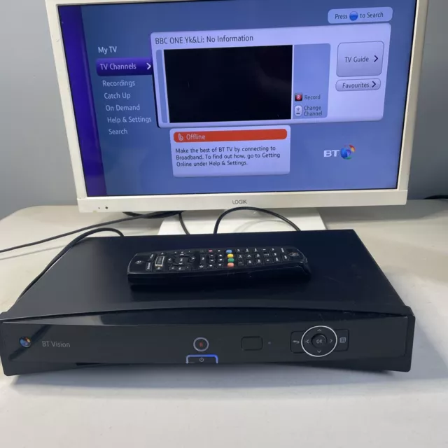 BT Vision Box  -  Digital Receiver & Video Recorder model 060604 Working