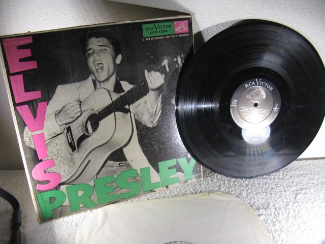 Elvis Presley-self-titled 1st RCA mono LP-LPM 1254  1S/1S