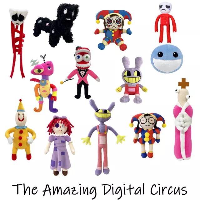 The Amazing Digital Circus TADC Pomni Jax Stuffed Plush Dolls Toys Plüsch  Puppen