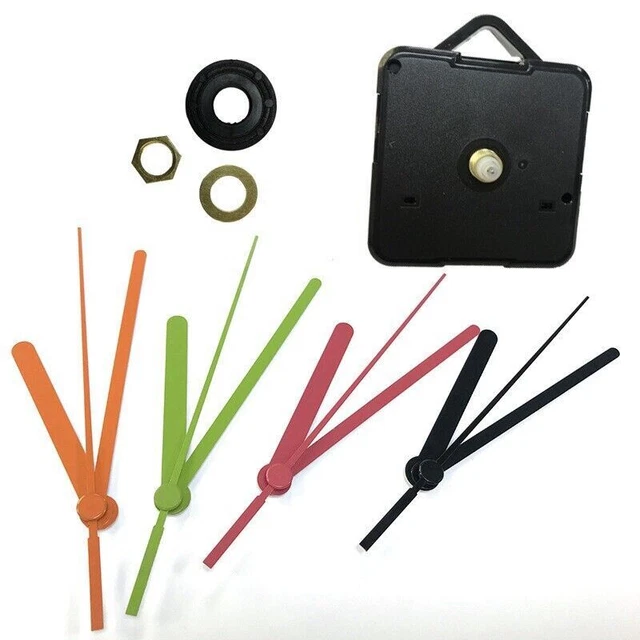 Classic Black Quartz Clock Motor Movement Battery Operated DIY Replacement Part