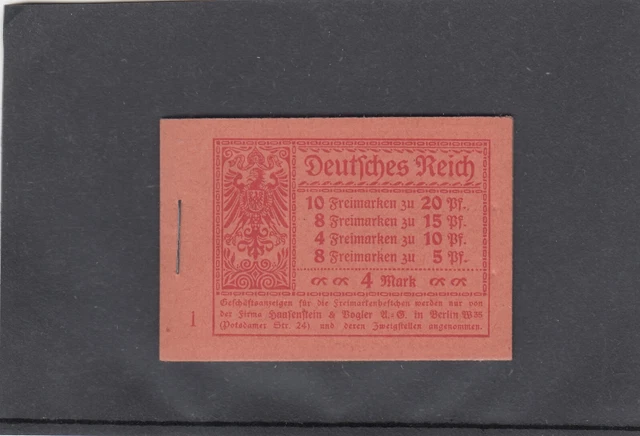 DR: MiNr. MH13A, Markenheftchen, BPP Befund